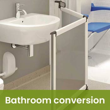 Accessible bathroom conversion