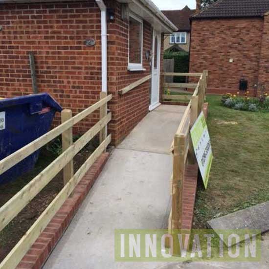 Wheelchair ramp construction, Oxfordshire and Buckinghamshire